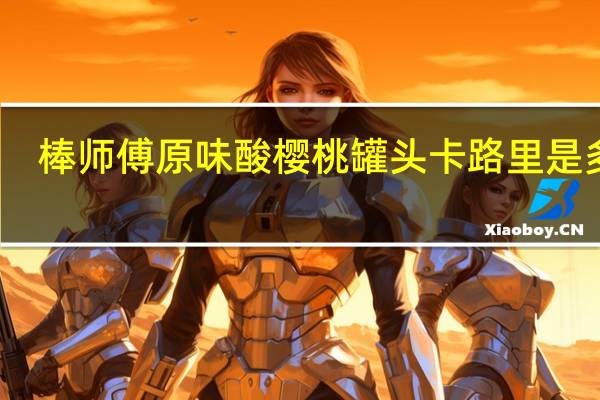 棒师傅 原味酸樱桃罐头卡路里是多少