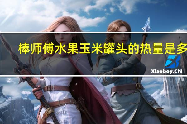 棒师傅 水果玉米罐头的热量是多少