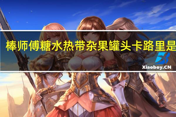 棒师傅 糖水热带杂果罐头卡路里是多少