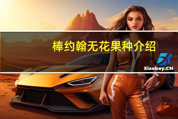 棒约翰无花果种介绍