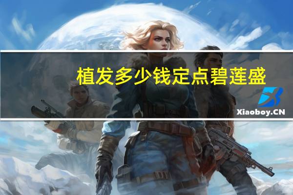 植发多少钱定点碧莲盛(植发机构三大是哪三家)