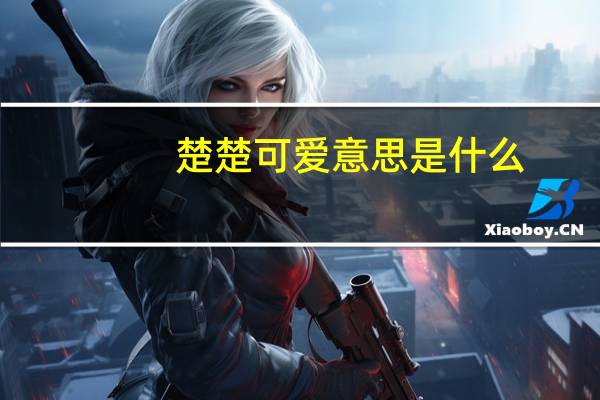 楚楚可爱意思是什么