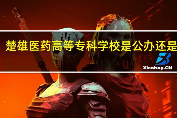 楚雄医药高等专科学校是公办还是民办