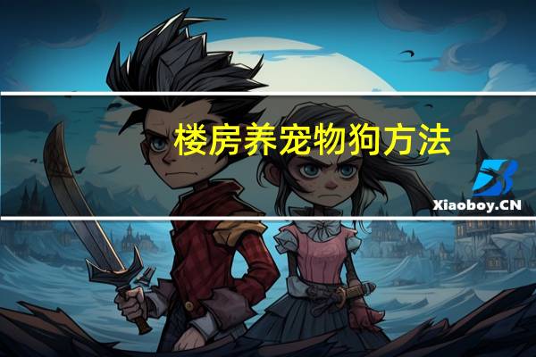 楼房养宠物狗方法