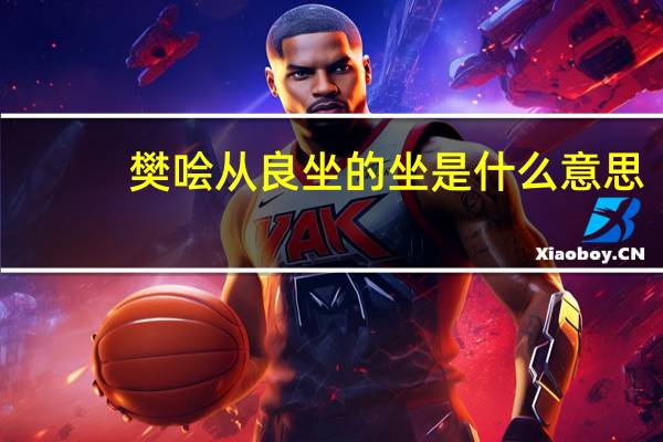 樊哙从良坐的坐是什么意思