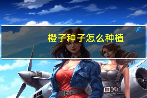 橙子种子怎么种植