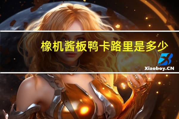 橡机 酱板鸭卡路里是多少