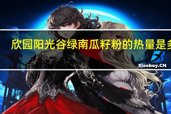 欣园阳光谷绿 南瓜籽粉的热量是多少