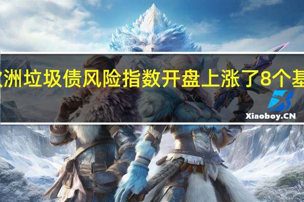 欧洲垃圾债风险指数开盘上涨了8个基点以上
