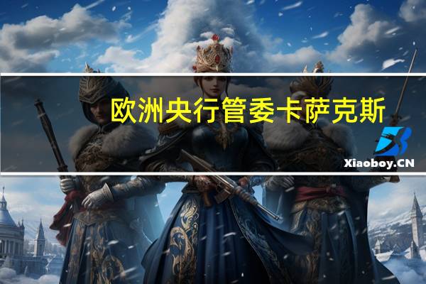 欧洲央行管委卡萨克斯：工资、利润和地缘政治仍存在风险紧急抗疫购债计划的变化不应引发波动