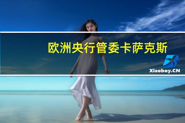 欧洲央行管委卡萨克斯：欧洲央行购债计划模式可能适用于紧急抗疫购债计划的变更