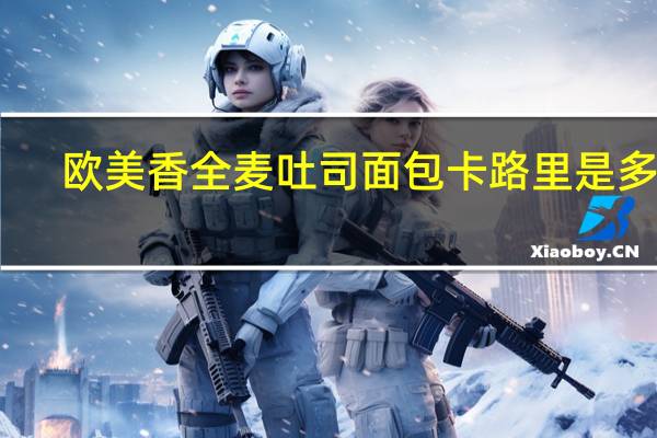 欧美香 全麦吐司面包卡路里是多少