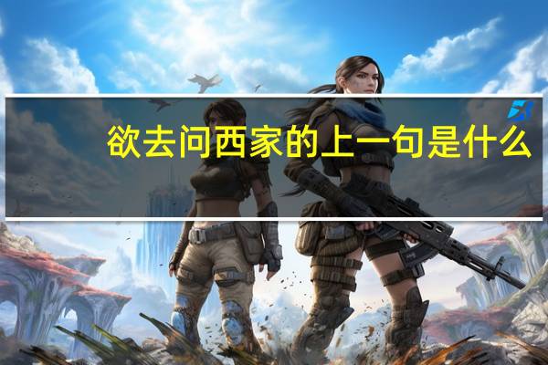 欲去问西家的上一句是什么