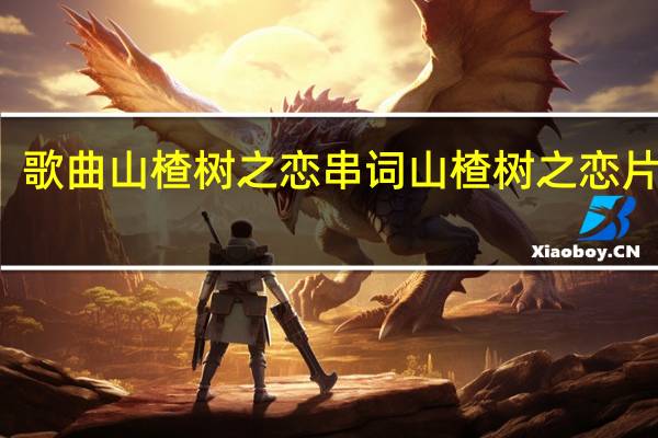 歌曲山楂树之恋串词 山楂树之恋片尾曲