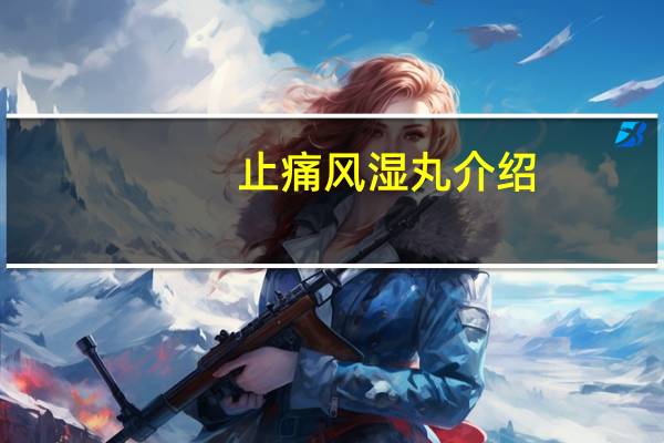 止痛风湿丸介绍