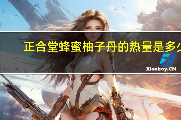 正合堂 蜂蜜柚子丹的热量是多少