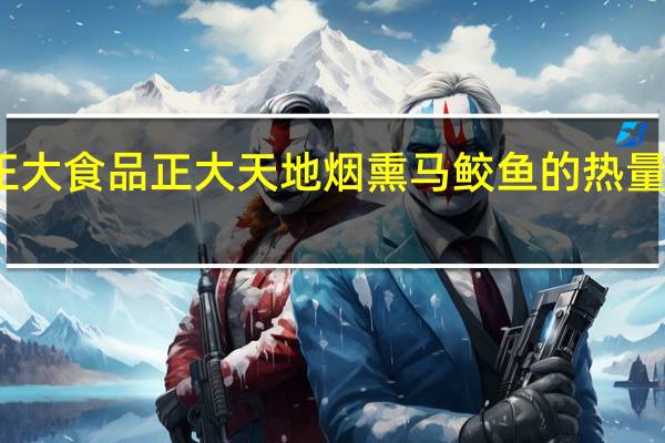 正大食品 正大天地烟熏马鲛鱼的热量是多少