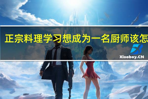 正宗料理学习 想成为一名厨师该怎么做