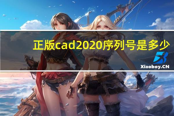 正版cad2020序列号是多少（正版cad多少钱）