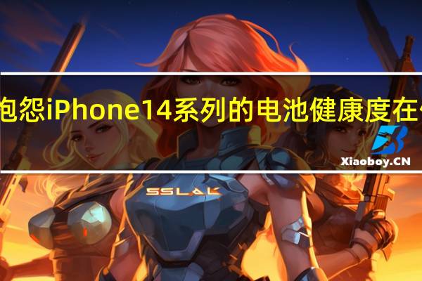 此前有多名用户抱怨iPhone14系列的电池健康度在使用几个月后迅速下降