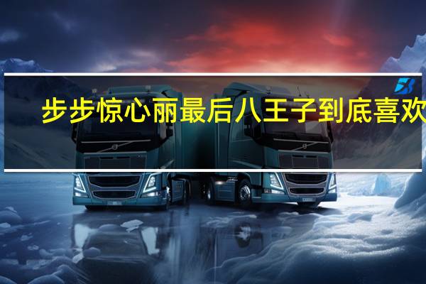 步步惊心丽最后八王子到底喜欢谁