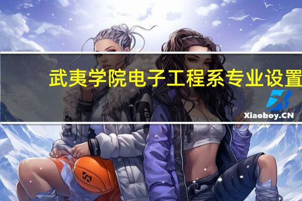 武夷学院电子工程系专业设置
