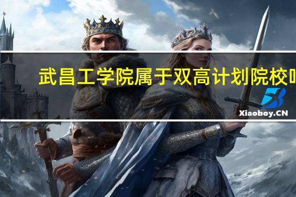 武昌工学院属于双高计划院校吗