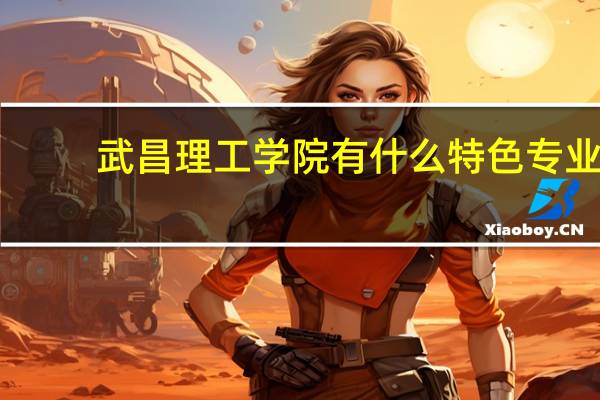 武昌理工学院有什么特色专业，专业排名如何
