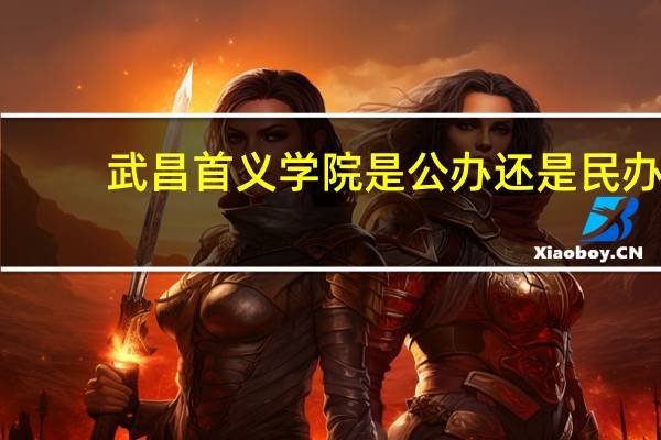 武昌首义学院是公办还是民办