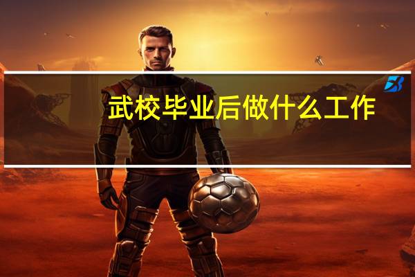 武校毕业后做什么工作