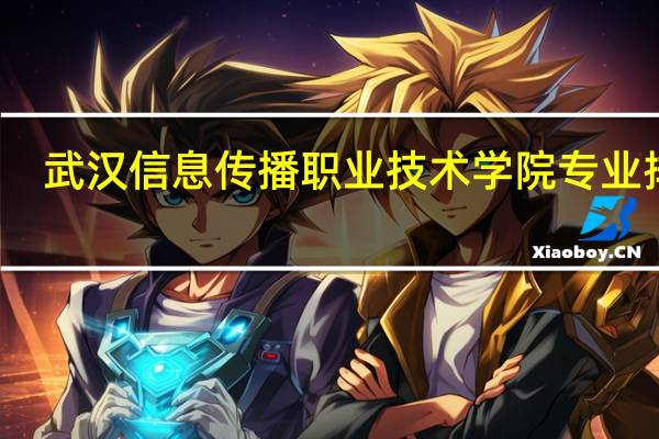 武汉信息传播职业技术学院专业排名