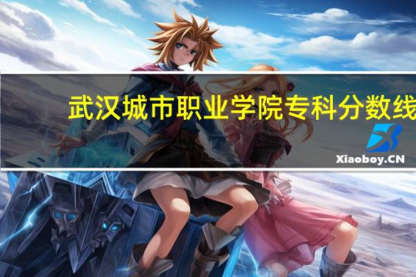 武汉城市职业学院专科分数线