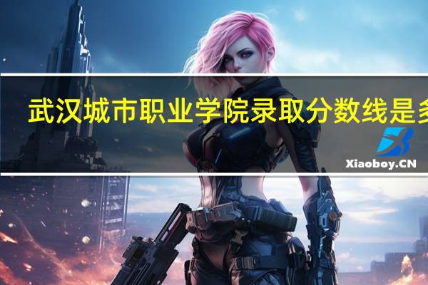 武汉城市职业学院录取分数线是多少