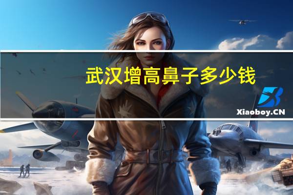 武汉增高鼻子多少钱？在武汉哪里做鼻子比较好哪