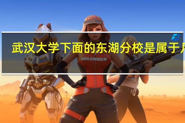 武汉大学下面的东湖分校是属于几本