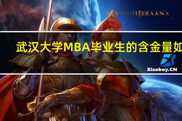 武汉大学MBA 毕业生的含金量如何