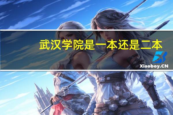 武汉学院是一本还是二本