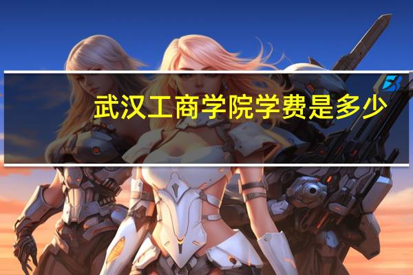 武汉工商学院学费是多少