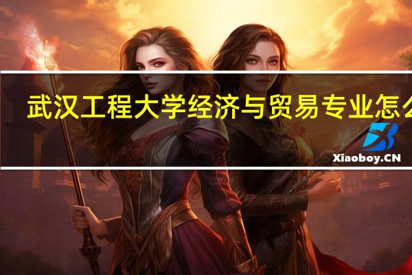 武汉工程大学经济与贸易专业怎么样