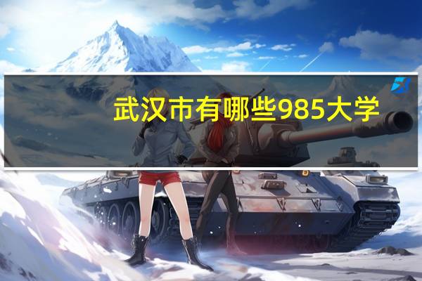 武汉市有哪些985大学