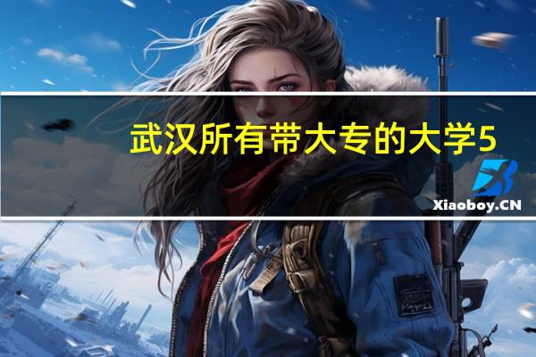 武汉所有带大专的大学5