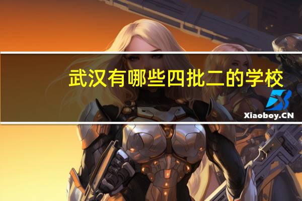 武汉有哪些四批二的学校