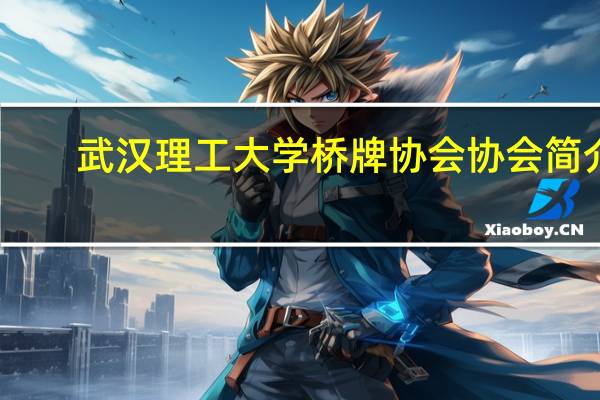 武汉理工大学桥牌协会协会简介