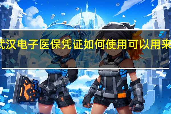 武汉电子医保凭证 如何使用可以用来做什么