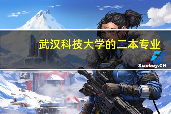 武汉科技大学的二本专业