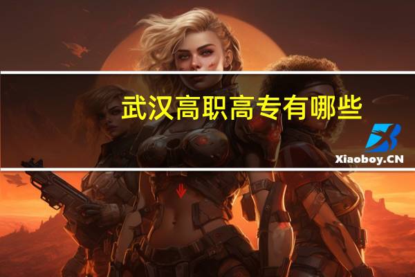 武汉高职高专有哪些