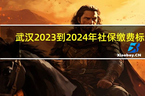 武汉2023到2024年社保缴费标准