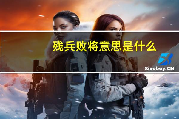 残兵败将意思是什么