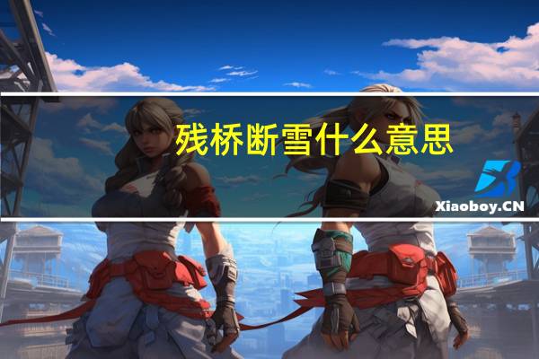 残桥断雪什么意思（残梦断桥残雪）