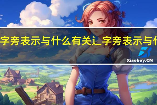 殳字旁表示与什么有关 辶字旁表示与什么有关
